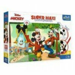 Puzzle Primo 24 super maxi, Disney. Mickey si prietenii, Trefl imagine