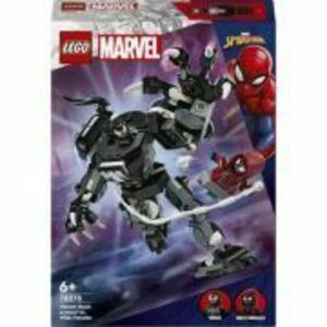 LEGO Marvel Super Hero. Armura de robot a lui Venom vs Miles Morales 76276, 134 piese imagine
