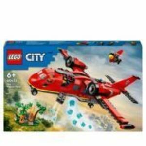 LEGO City. Avion de pompieri 60413, 478 piese imagine