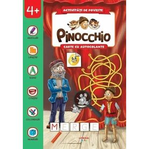 Pinocchio. Autocolante imagine