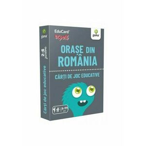 Carti de joc educative - Orase din Romania | imagine