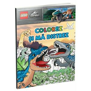 Colorez si ma distrez – Jurassic World (carte de colorat) imagine
