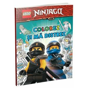 Colorez si ma distrez – Ninjago (carte de colorat) imagine