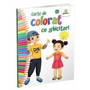 Carte de colorat cu ghicitori imagine