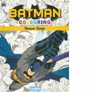 Carte de colorat Batman Rogue Rage imagine