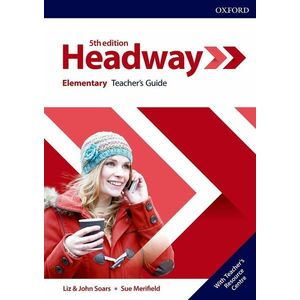 Headway 5E Elementary Teacher's Guide with Teacher's Resource Center imagine