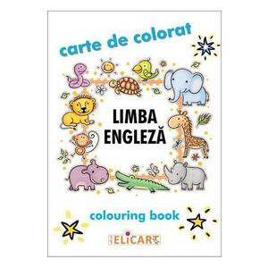 Limba engleză. Carte de colorat. Colouring book imagine