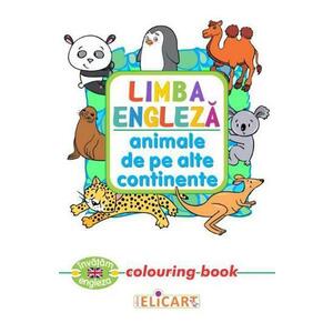 Limba engleza: Animale de pe alte continente (Colouring Book) imagine