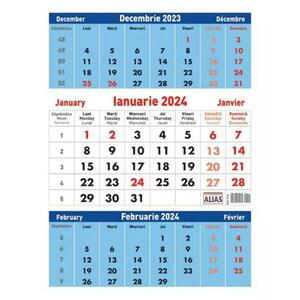 Calendar 2024 triptic 12 file imagine