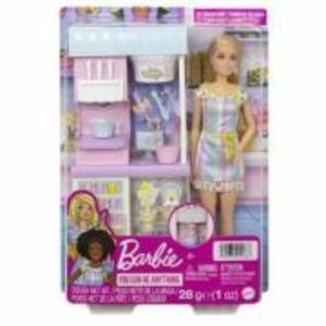 Set de joaca Barbie magazinul de inghetata imagine
