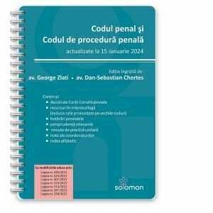 Codul penal si Codul de procedura penala, actualizate la 15 ianuarie 2024 imagine