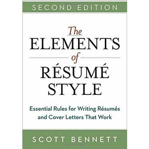 The Elements of Resume Style imagine