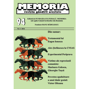 Memoria. Revista gandirii arestate, nr. 94 imagine