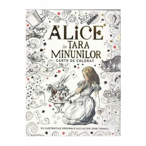 Alice in Tara Minunilor - Carte de colorat imagine