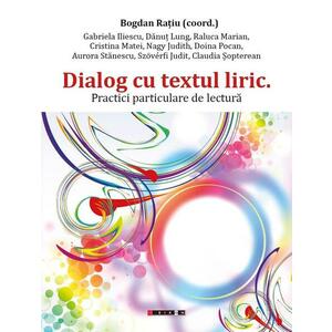 Dialog cu textul liric - Practici particulare de lectură imagine