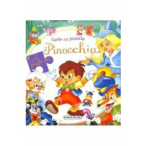 Pinocchio. Carte cu puzzle imagine