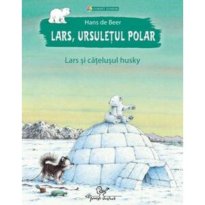 Lars, ursuletul polar. Lars si catelusul husky imagine