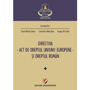 Directiva - act de dreptul Uniunii Europene si dreptul roman imagine