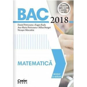 BAC 2018. Matematica imagine