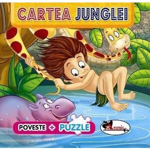 Poveste + Puzzle: Cartea junglei imagine