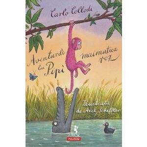 Aventurile lui Pipì, maimutica roz imagine