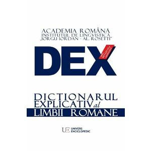 Dicționarul explicativ al limbii române imagine