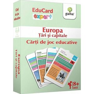 Europa: Tari si capitale - Carti de joc educative imagine