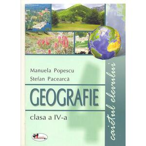 Geografie clasa a IV-a. Caietul elevului imagine