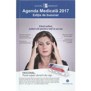 Agenda medicala 2017 (editia de buzunar) imagine