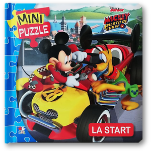 Disney junior. mini puzzle. mickey si pilotii. la start/*** imagine
