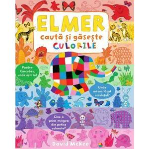 Elmer caută și găsește culorile imagine