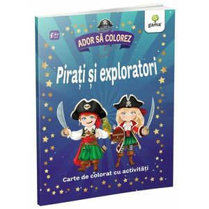 Pirati si exploratori. Ador sa colorez imagine
