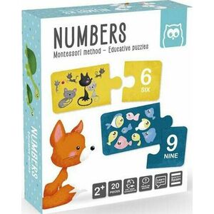 Puzzle educativ Montessori: Invatam numerele imagine