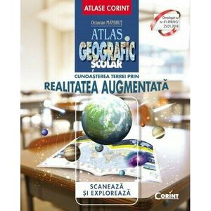 Cunoașterea Terrei prin realitatea augmentată - Atlas geografic școlar imagine