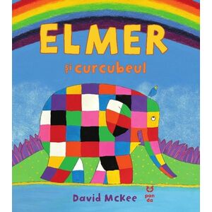 Elmer și curcubeul imagine