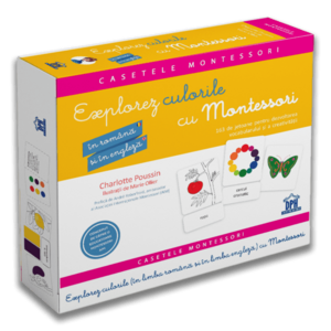 Explorez culorile cu Montessori. 163 de jetoane pentru dezvoltarea vocabularului si a creativitatii imagine
