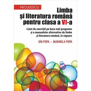 Limba și literatura română pentru clasa a VI-a. Caiet de exerciții imagine
