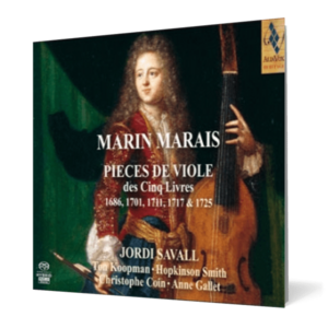 Marin Marais - Pieces de viole des Cinq Livres 1686, 1701, 1711, 1717 & 1725 (5 CD) imagine