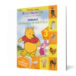 Prima mea enciclopedie cu Winnie de Plus şi prietenii lui. Animale domestice (3 ani) - Cu abţibilduri colorate imagine