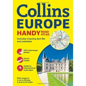 Collins Handy Road Atlas Europe imagine