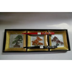 Set bete si farfurii mici Bonsai imagine