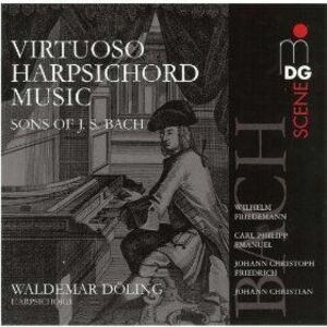 Virtuoso Harpsichord Music. Sons of J. S. Bach imagine