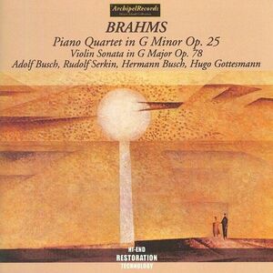 Johannes Brahms : Piano Quartet in G Minor Op.25 & Violin Sonata in G Major Op.78 imagine
