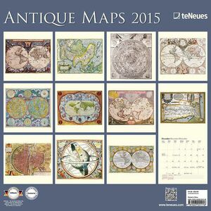 Antique Maps 2015 calendar imagine