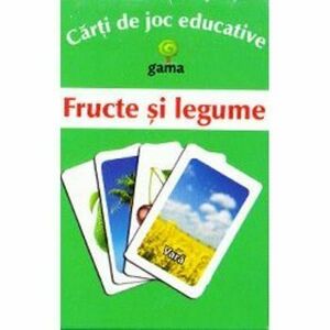 Carti de joc educative - Fructe si legume imagine
