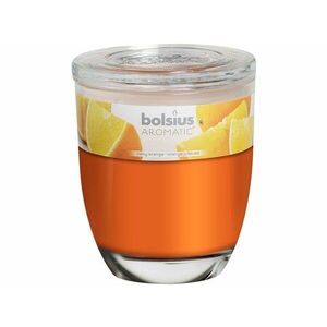 Lumanare parfumata in pahar de sticla 80/70 - portocale imagine