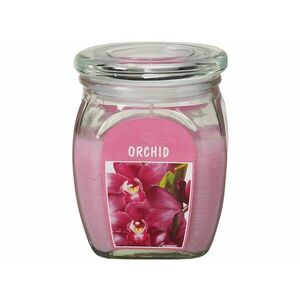 Lumanare parfumata in borcan cu capac - orhidee imagine