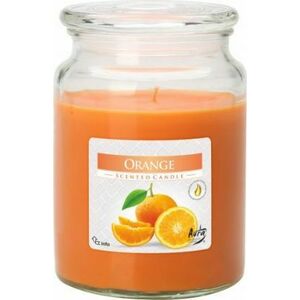 Lumanare parfumata in borcan - portocale imagine