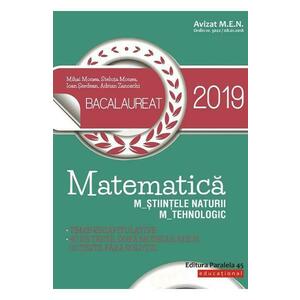 Bacalaureat 2019 - Matematica imagine