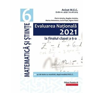 Evaluarea Națională 2021 la finalul clasei a VI-a. Matematică și Științe imagine